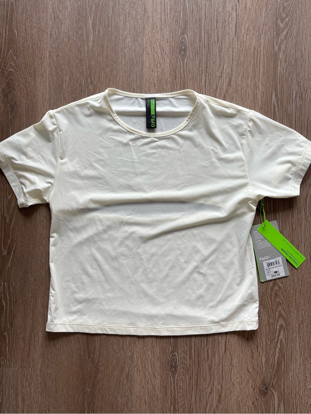 FWD White Short Sleeve Tee - Women’s Small